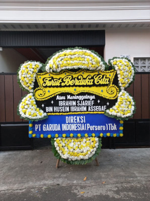 Papan Bunga Duka di Sembungharjo